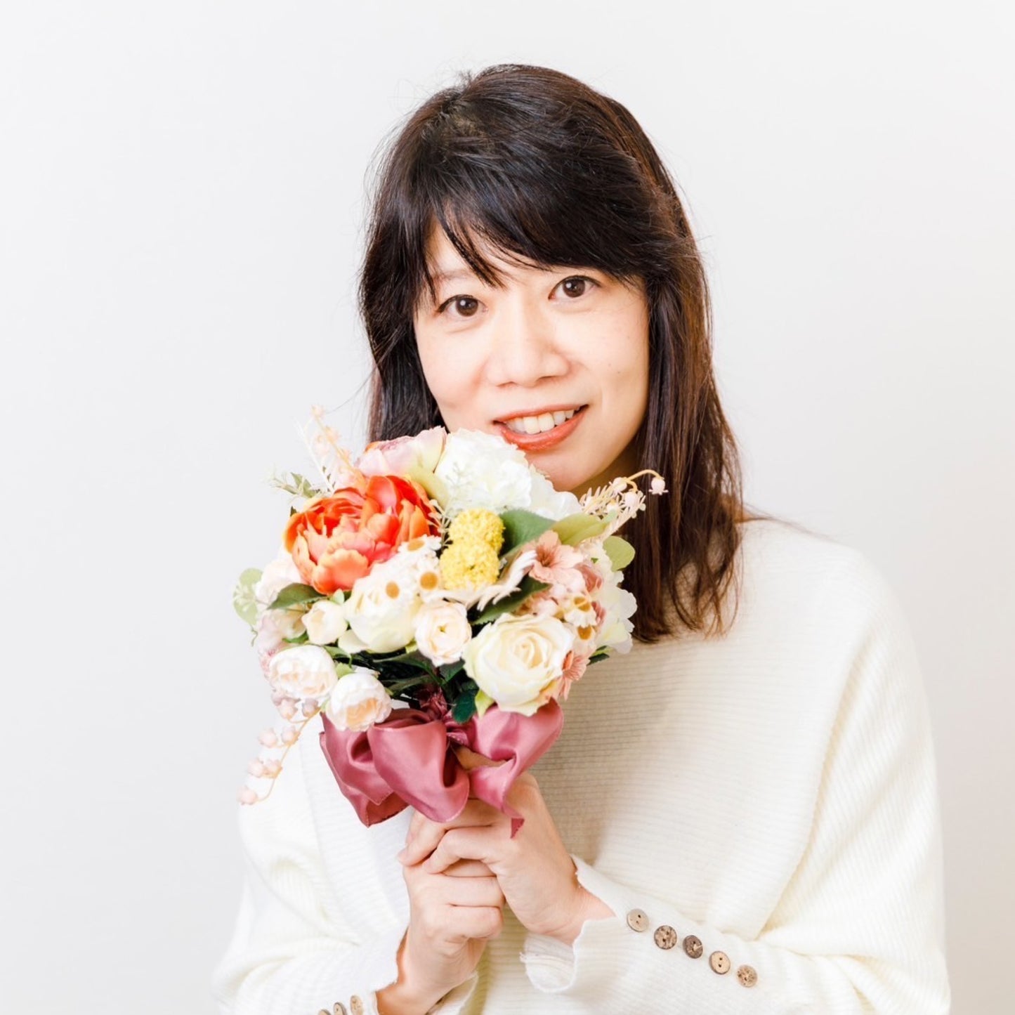 【お花の教室 ブーケドオリーブ 】花教室 3回連続レッスン(天王寺サロンにて)