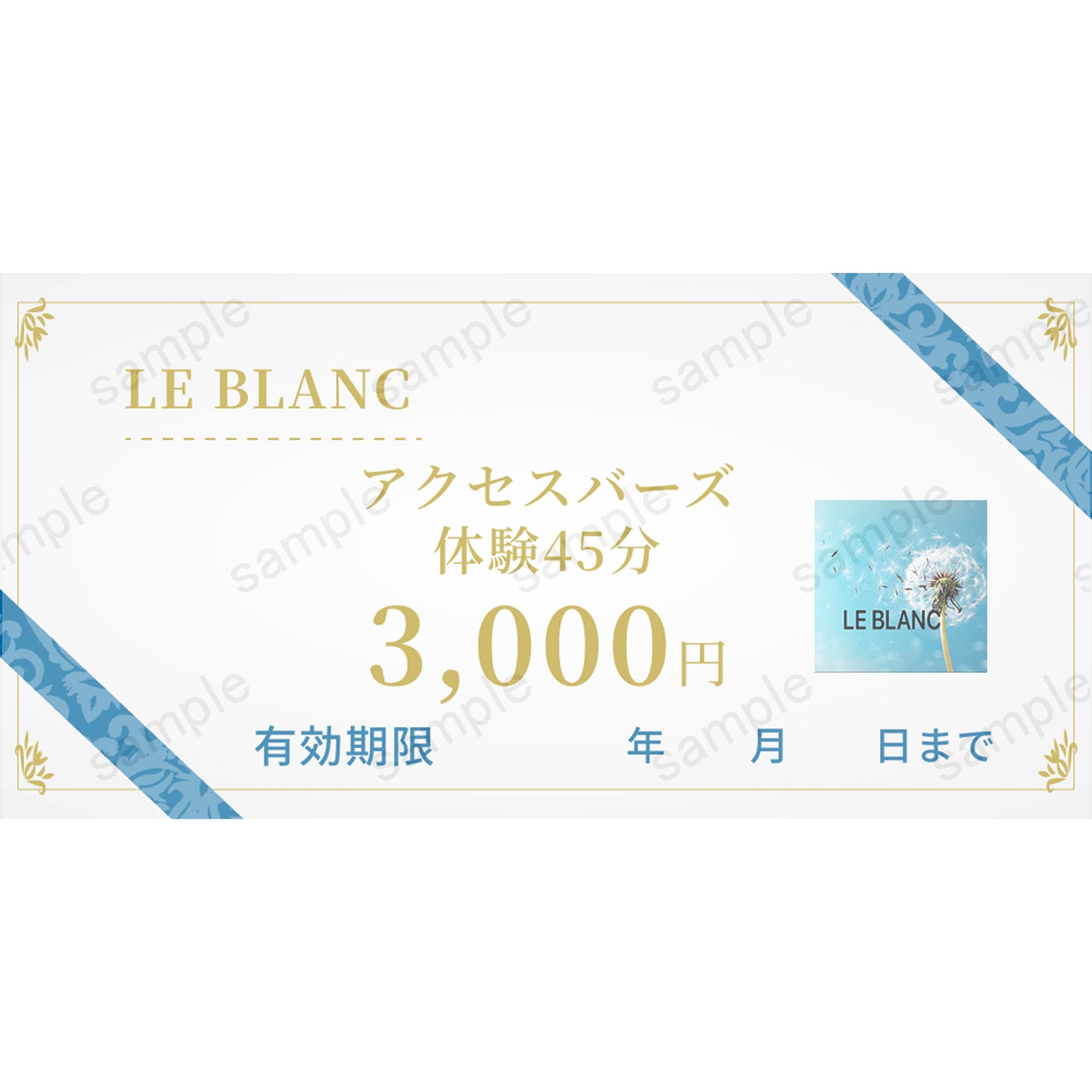 【LE BLANC】アクセスバーズ体験45分