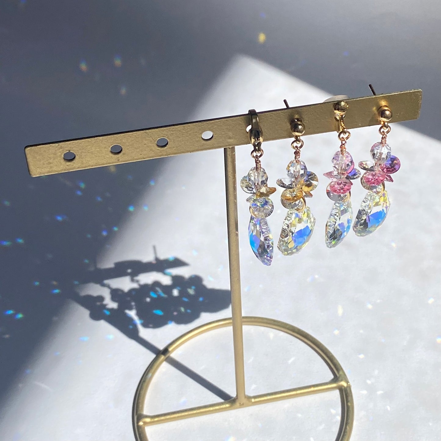 【mimico.】身につけられるサンキャッチャー ピアス/イヤリング(送料無料)