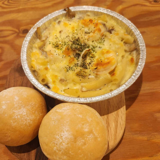 【dining cafe sonrisa】えびグラタン / ハンバーグ弁当 / 唐揚げ弁当