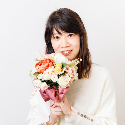 【お花の教室 ブーケドオリーブ 】そのまま飾れる エクラ・ブーケ
